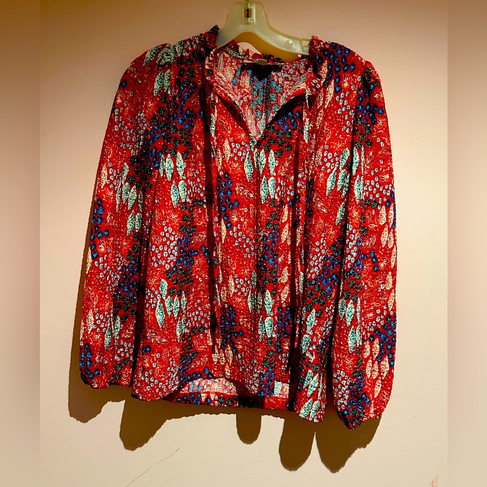 LOFT peasant top